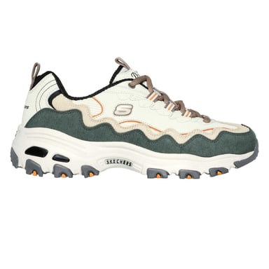 Skechers Childrens/Kids DLites Classic Trainers (Off White/Green)