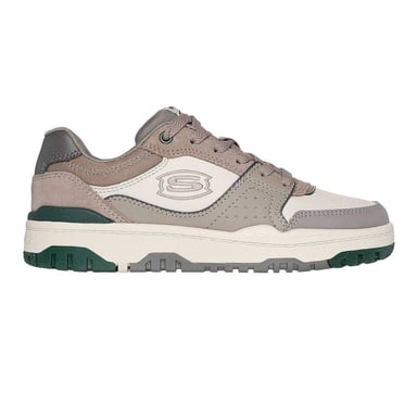 Skechers Childrens/Kids SKX-228 Suede Panel Low Trainers (Taupe)