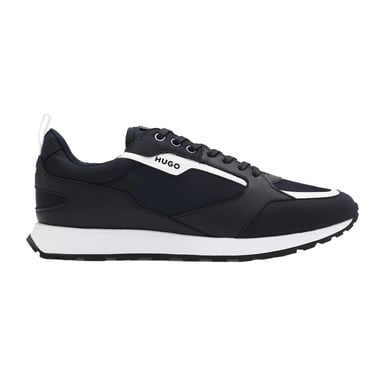 Hugo Mens Icelin Leather Trainers (Dark Blue)