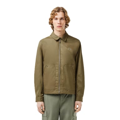 Lacoste Mens Logo Bomber Jacket (Green)