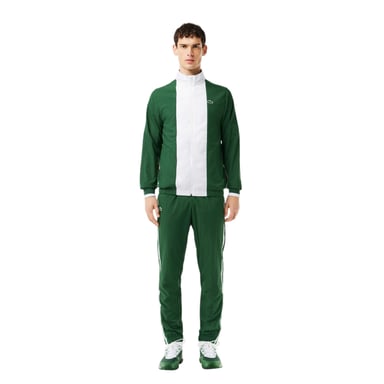 Lacoste Childrens/Kids Logo Regular Track Jacket (Green/White)