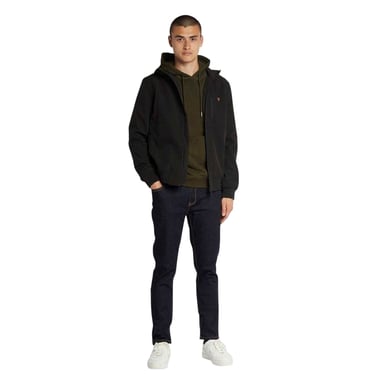 Farah Mens Softshell Hooded Jacket (Black)