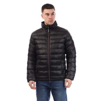 Duck and Cover Mens Shemmy Two Quilted Jacket (Black)