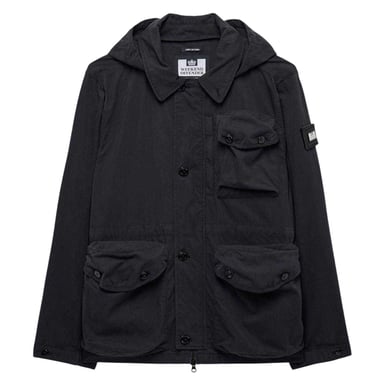 Weekend Offender Mens Harporcrate Hooded Jacket (Black)