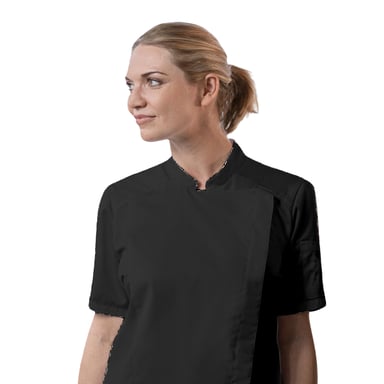 Karlowsky Womens/Ladies Modern-Look Short-Sleeved Chef Jacket (Black)