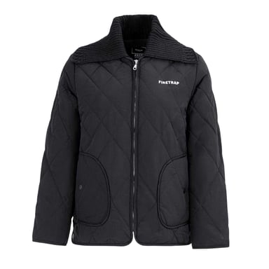 Firetrap Womens/Ladies Quilted Relaxed Fit Jacket (Black)