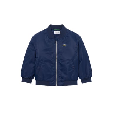 Lacoste Childrens/Kids Embroidered Logo Bomber Jacket (Navy Blue)