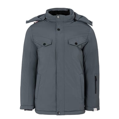 Lee Cooper Mens Hooded Puffer Jacket (Grey)