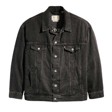Levis Mens Liberation Denim Trucker Jacket (Black)