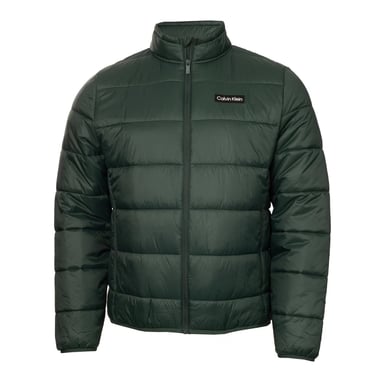 Calvin Klein Mens Performance Lightweight Puffer Jacket (Evergreen)