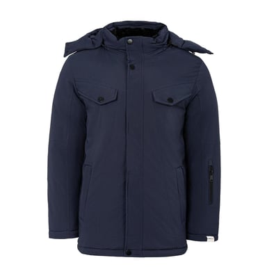 Lee Cooper Mens Hooded Puffer Jacket (Navy)