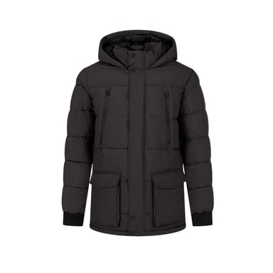 Minoti Mens Waterproof Padded Snug Fit Parka (Charcoal)
