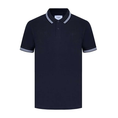 Firetrap Mens Lazer Logo Cotton Polo Shirt (Black)