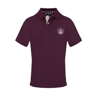 Aquascutum Mens Logo Polo Shirt (Red)