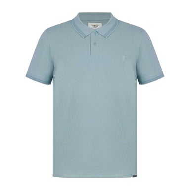 Firetrap Mens Lazer Logo Cotton Polo Shirt (Blue)