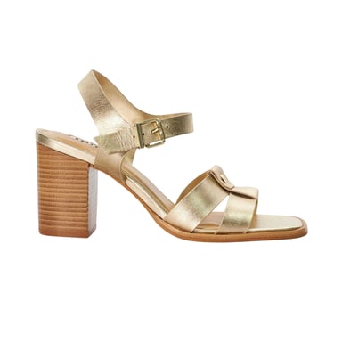 Dune London Womens/Ladies Jessia Leather Sandals (Gold)