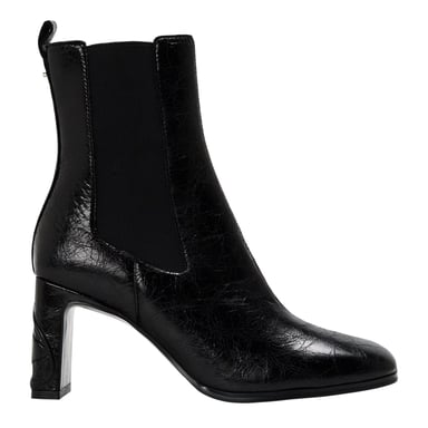 Diesel Womens/Ladies Giove Textured Block Heel Chelsea Boots (Black)