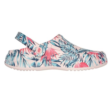 Skechers Womens/Ladies Archfitwave Floral Open Toe Clogs (Multicoloured)
