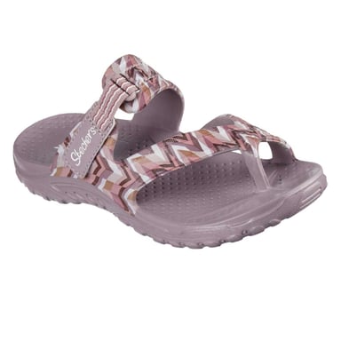 Skechers Womens/Ladies Reggae Zig Zag Sandals (Multicoloured/Pink)