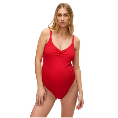 Mamalicious Womens/Ladies Naomi Maternity One Piece Swimsuit (Racing Red)