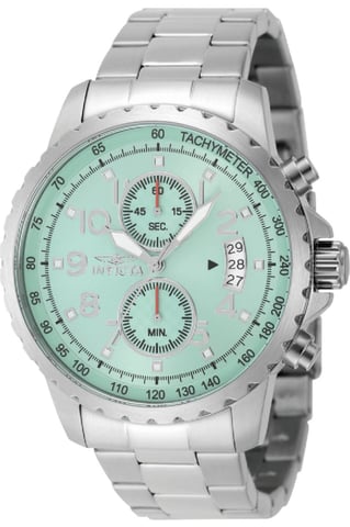 Invicta Specialty 69790 Men's Watch - Quartz Movement - Steel with Blue Dial - 47 mm