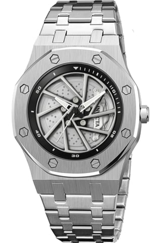 Invicta Speedway 69486 Men's Watch - Quartz Movement - Metal with Silver Dial - 42 mm