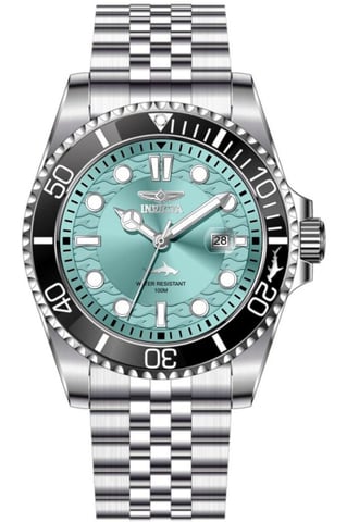 Invicta Pro Diver 50804 Men's Watch - Quartz Movement - Stainless Steel with Blue Dial - 43 mm