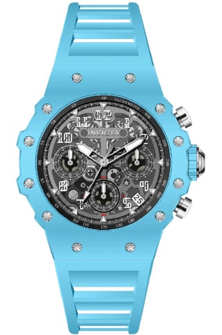 Invicta Racing 69628 Men's Watch - Quartz Movement - Acrylic with Silver Dial - 40 mm