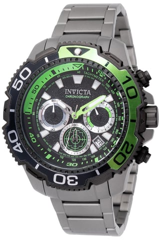 Invicta TI-22 49494 Men's Watch - Quartz Movement - Titanium with Black Dial - 48 mm