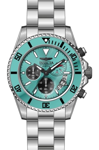 Invicta Pro Diver 51123 Men's Watch - Quartz Movement - Stainless Steel with Blue Dial - 44 mm