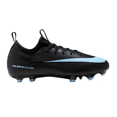 Nike Childrens/Kids Mercurial Firm Ground Football Boots (Black/Blue)