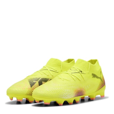 Puma Childrens/Kids Future 8 Pro Artificial Ground Football Boots (Yellow/Black)