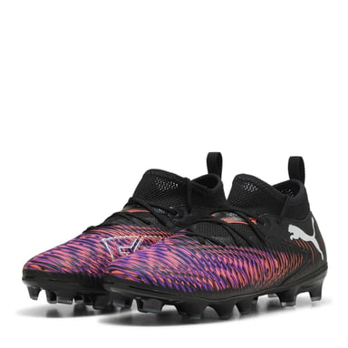 Puma Childrens/Kids Future 8 Ultimate Match Artificial Ground Football Boots (Black/Purple)