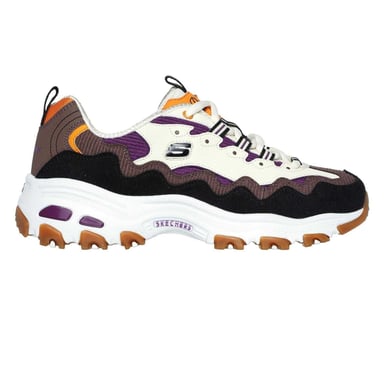 Skechers Childrens/Kids DLites Classic Trainers (Natural/Purple)