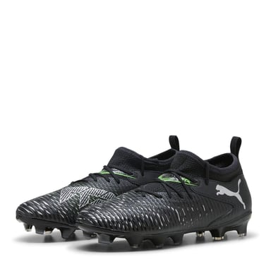 Puma Childrens/Kids Future 8 Ultimate Match Artificial Ground Football Boots (Black/Green)