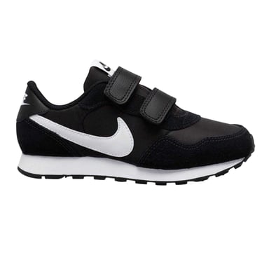 Nike Girls MD Valiant Suede Panel Trainers (Black/White)