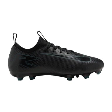 Nike Childrens/Kids Mercurial Firm Ground Football Boots (Black/Green)