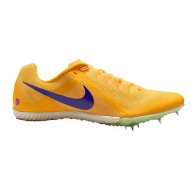 Nike Mens Zoom Rival Multi Running Athletic Shoe Spikes (Orange/Citron)