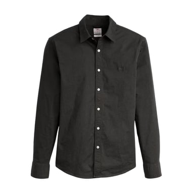 Levis Mens Plain Slim Shirt (Jet Black)