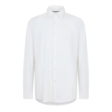 Boss Mens P-Hank S Oxford Long-Sleeved Shirt (White)