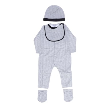 Emporio Armani Baby EA7 Romper Set (Blue)