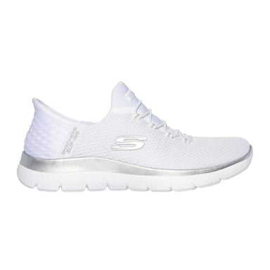 Skechers Mens Summits - Diamond Dream Slip-In Casual Shoes (White)
