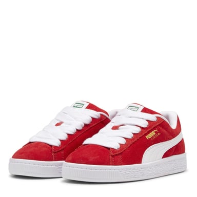 Puma Childrens/Kids XL Leather Low Cut Trainers (Red)