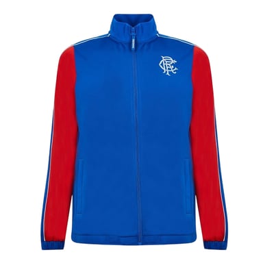 Castore Mens Rangers FC Mock Neck Long-Sleeved Track Jacket (Blue)