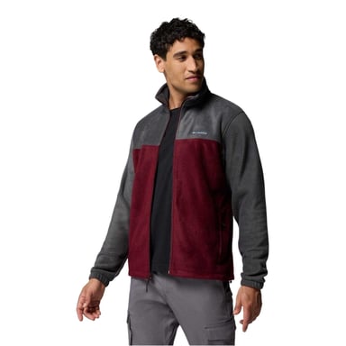 Columbia Mens Steens Walking Fleece Jacket (Red)