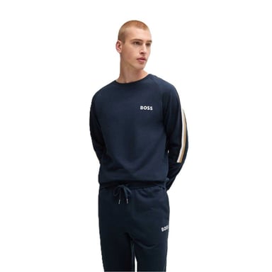 Boss Mens Stripe Jacket (Dark Blue)