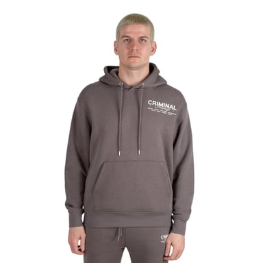 Criminal Damage Mens City Hoodie (Charcoal)