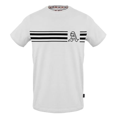 Aquascutum Unisex Adult Letter A T-Shirt (White)