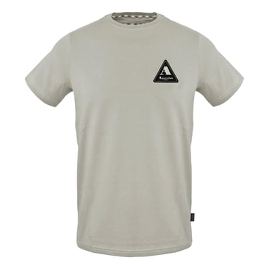 Aquascutum Mens Triangle Logo T-Shirt (Grey)