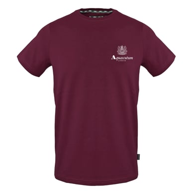 Aquascutum Mens Printed T-Shirt (Red)